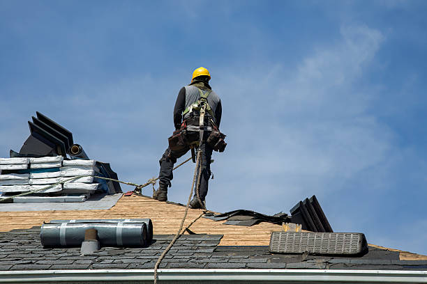 Professional Roof Installation technician working in Santee, CA